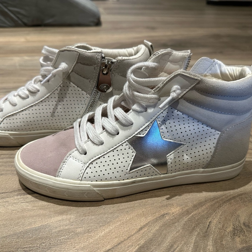 Vintage Havana Pink and Silver Star Sneakers
